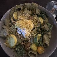 Squash blossom rigatoni  at Harvest Seasonal Grill & Wine Bar in Harrisburg