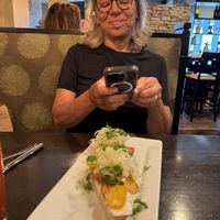 Roasted peach appetizer   at Harvest Seasonal Grill & Wine Bar in Harrisburg