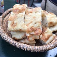 Complimentary bread. Yum! at Horia in Brussels
