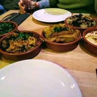 vegan mixed mezze for 2 at Horia in Brussels