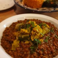 Lentil & Vegetable Tagine at Horia in Brussels