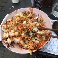 Bibimbap with gojuchang (mixed).  at Boli Cafe in Toulouse