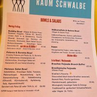 Speisekarte at Milla's Place in Berlin