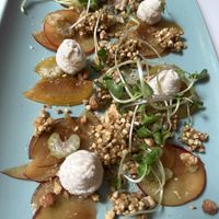 Vorspeise Pflaumencarpaccio war am leckersten  at Milla's Place in Berlin