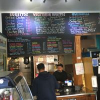 Front counter. at Burritos y Mas in New York City