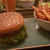Sweet potatoe fries at Hans im Glück - Hohenzollerning in Cologne