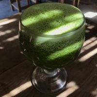 Green juice at Schizandra in Oaxaca