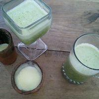 Gigantic juices! at Schizandra in Oaxaca