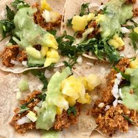 Delicious tacos  at Schizandra in Oaxaca