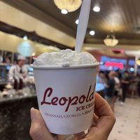 Vegan Vanilla  at Leopold's Ice Cream in Savannah