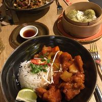 Beijing Night and Planted Sigriya Song (both with planted chicken)   at Nooch - Barfuesserplatz in Basel