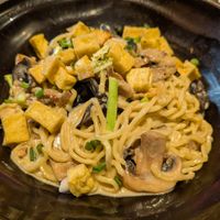 Mushroom miso carbonara at Nooch - Barfuesserplatz in Basel