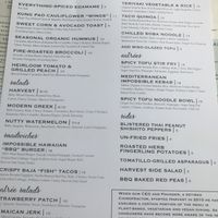 Vegan option  at Harvest Seasonal Grill & Wine Bar in Delray Beach