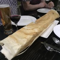 Vegan gluten free bread (paper dosa) at Madha in Glasgow