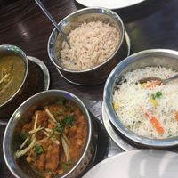 Vegan curries!  at Madha in Glasgow