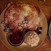 Dessert pancake at Satsang in Prague