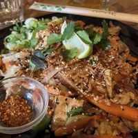 Pad thai  at Satsang in Prague