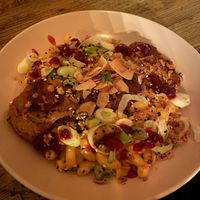 Vegan mac & cheese  at Satsang in Prague