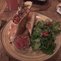 Vegan burrito  at Satsang in Prague