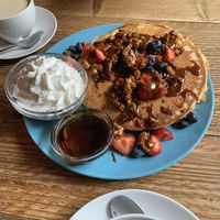 Pancakes par excellence at Satsang in Prague