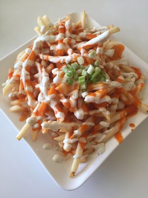 buffalo fries  at Loving Hut in Upland