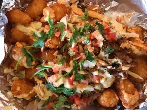 Carni-Tots at Loving Hut in Upland