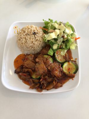 Sweet & spicy lady at Loving Hut in Upland