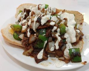 Philly Cheesesteak  at Loving Hut in Upland