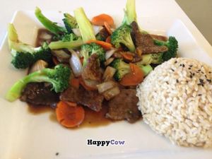 noble broccoli at Loving Hut in Upland