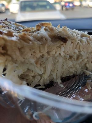 Coconut pie at Loving Hut in Upland