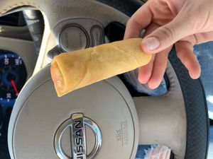 Crunch roll  at Loving Hut in Upland