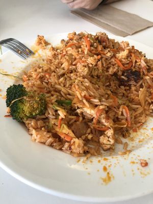 Indonesia Fried Rice  at Loving Hut in Upland