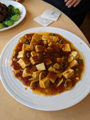Tofu and mushroom at GōngDé Lín - Godly - Nanjing Rd in Shanghai