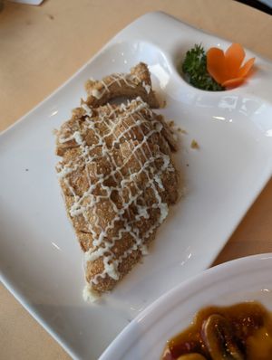 Vegan chicken at GōngDé Lín - Godly - Nanjing Rd in Shanghai