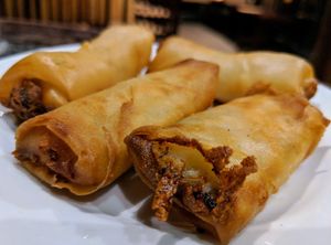 Spring Rolls at GōngDé Lín - Godly - Nanjing Rd in Shanghai