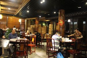 The first level restaurant at GōngDé Lín - Godly - Nanjing Rd in Shanghai