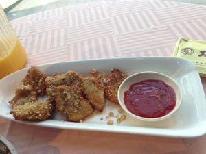 Beefsteak w/ tomato sauce 'Chinese style' - really  at GōngDé Lín - Godly - Nanjing Rd in Shanghai