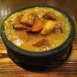 'Chicken' and potato curry at Zǎozǐ Shù - Vegetarian Life Style - HuaiHai in Shanghai
