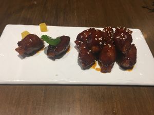 Sweet and sour spare ribs at Zǎozǐ Shù - Vegetarian Life Style - HuaiHai in Shanghai