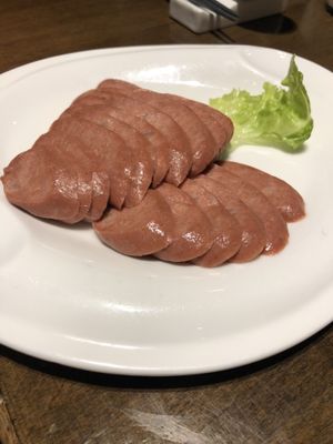 Vegetarian sausage at Zǎozǐ Shù - Vegetarian Life Style - HuaiHai in Shanghai