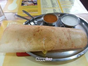 Masala dosa at Branto Pure Indian Vegetarian Club in Kowloon