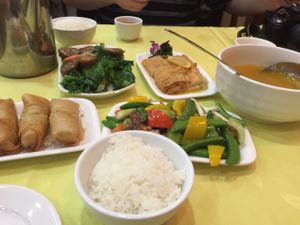 for two people at Po Lin Monastery 寶蓮禪寺齋堂 in Outlying Islands