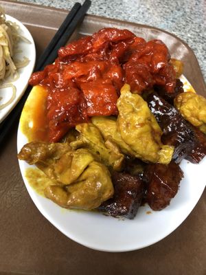 mock meats  at Po Lin Monastery 寶蓮禪寺齋堂 in Outlying Islands