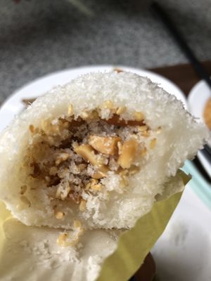 peanut mochi   at Po Lin Monastery 寶蓮禪寺齋堂 in Outlying Islands