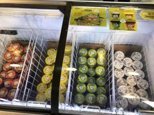 vegan ice cream  at Po Lin Monastery 寶蓮禪寺齋堂 in Outlying Islands