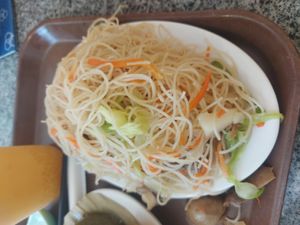 Fungus noodles at Po Lin Monastery 寶蓮禪寺齋堂 in Outlying Islands