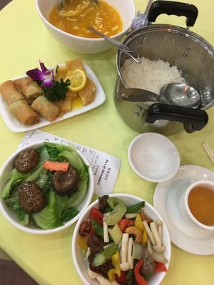 VIP Set Meal For One!   at Po Lin Monastery 寶蓮禪寺齋堂 in Outlying Islands