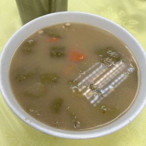 veggie soup  at Po Lin Monastery 寶蓮禪寺齋堂 in Outlying Islands