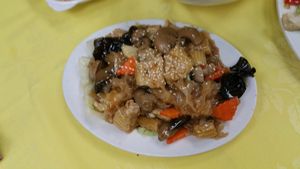 lo han zhai (mixed vegetables) at Po Lin Monastery 寶蓮禪寺齋堂 in Outlying Islands