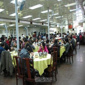 Inside the restaurant at Po Lin Monastery 寶蓮禪寺齋堂 in Outlying Islands